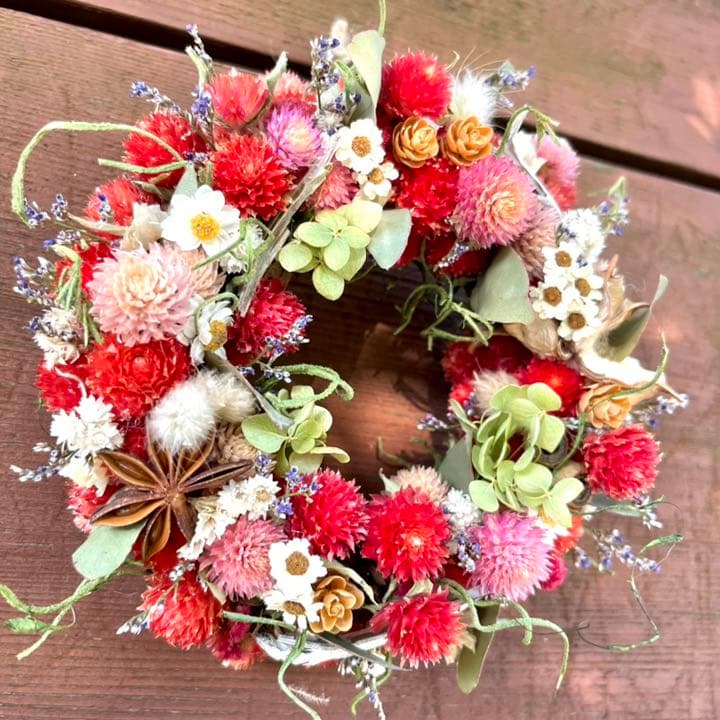 千日紅　いちご畑リース