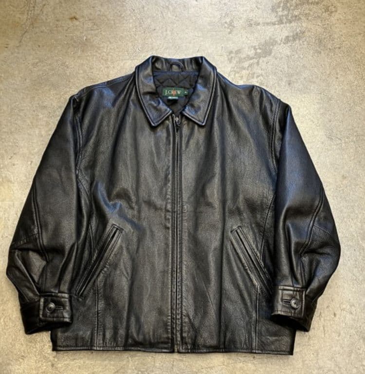 a*o様 J.Crew 巨人タグ　 シングルライダースジャケット