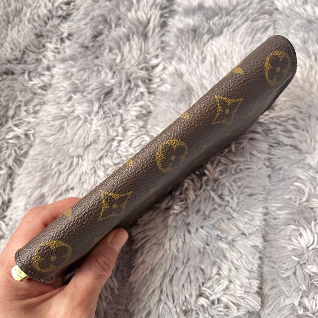 ルイヴィトン　ポルトモネクレディ　長財布　モノグラムキャンバス　ブラウン