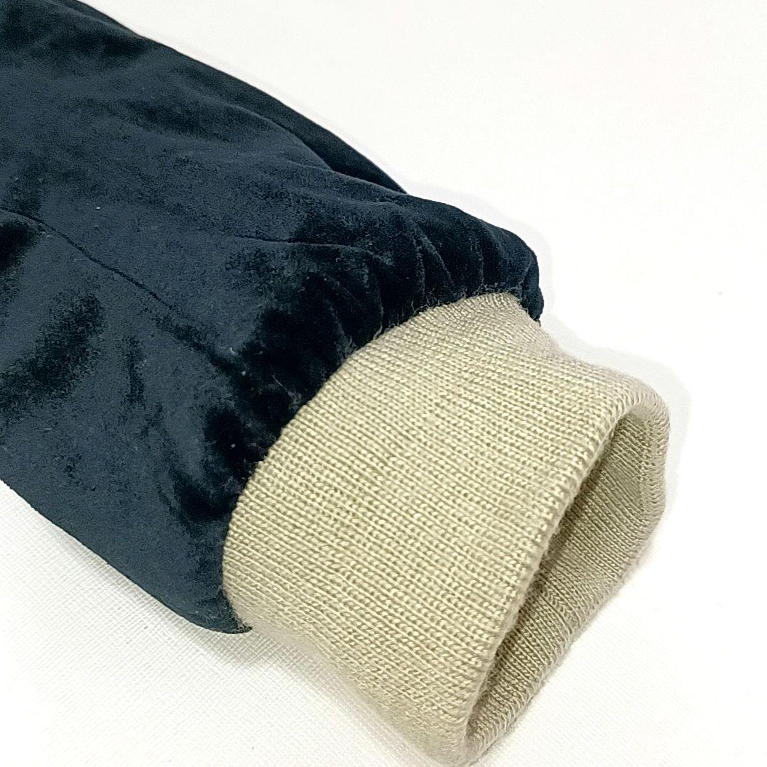 STUDIO DARTISAN　ベロア　リバーシブル　中綿　スカジャン　ブラック