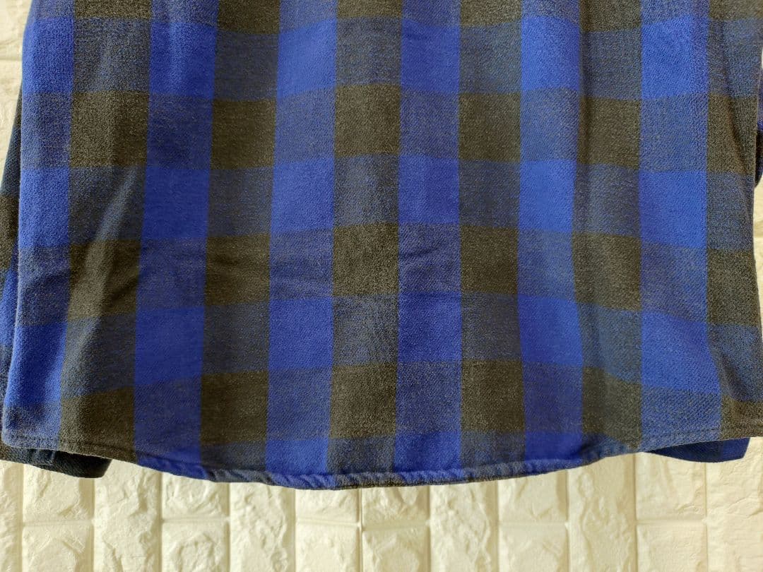 70sヴィンテージUSA製FiveBrotherファイブブラザーヘビーネルシャツ