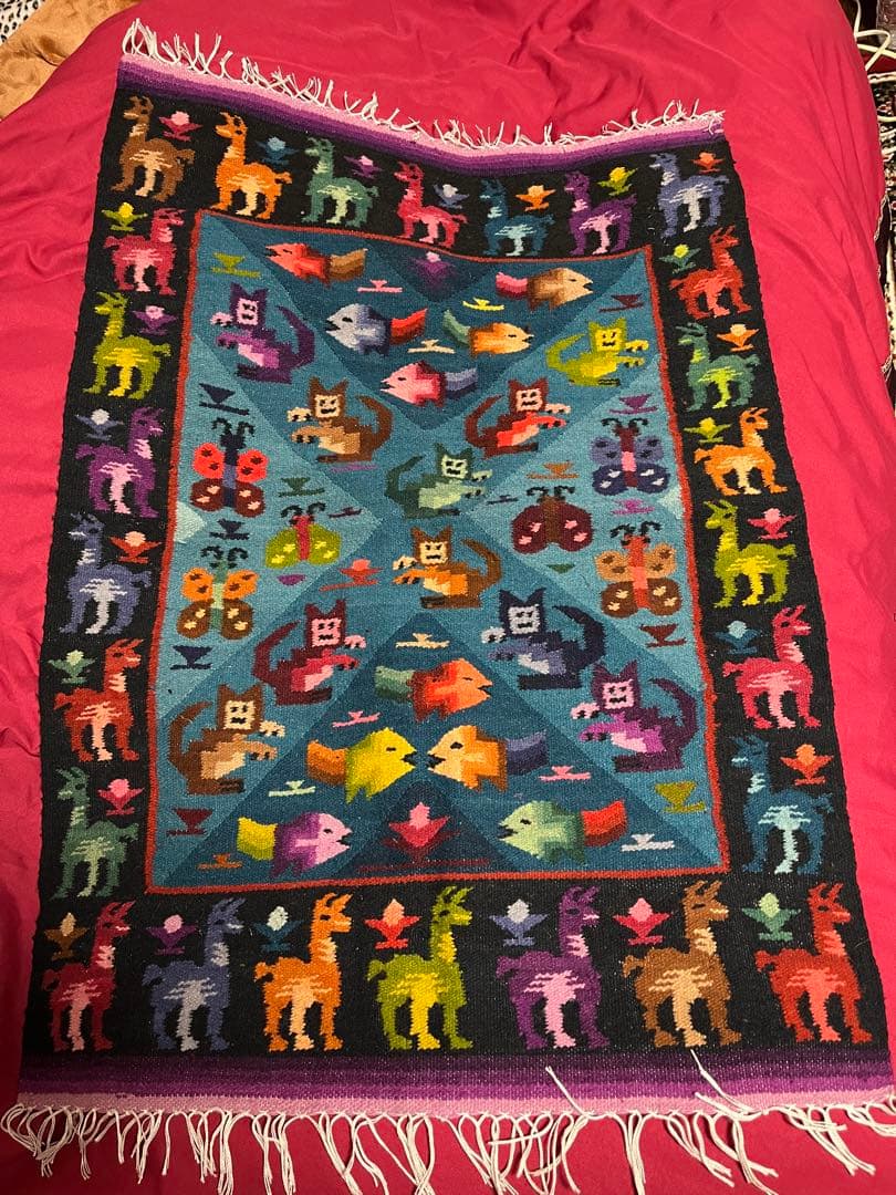 MALAIKA ペルー草木染め手織りラグ