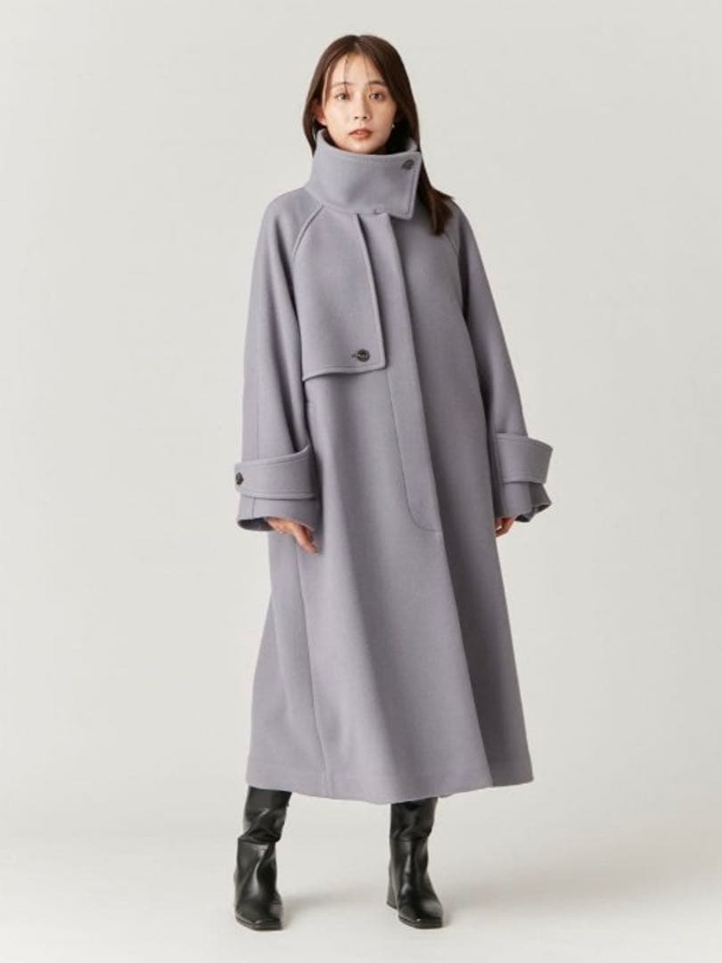 FRAY I.D ウールリバーバルマカンコート