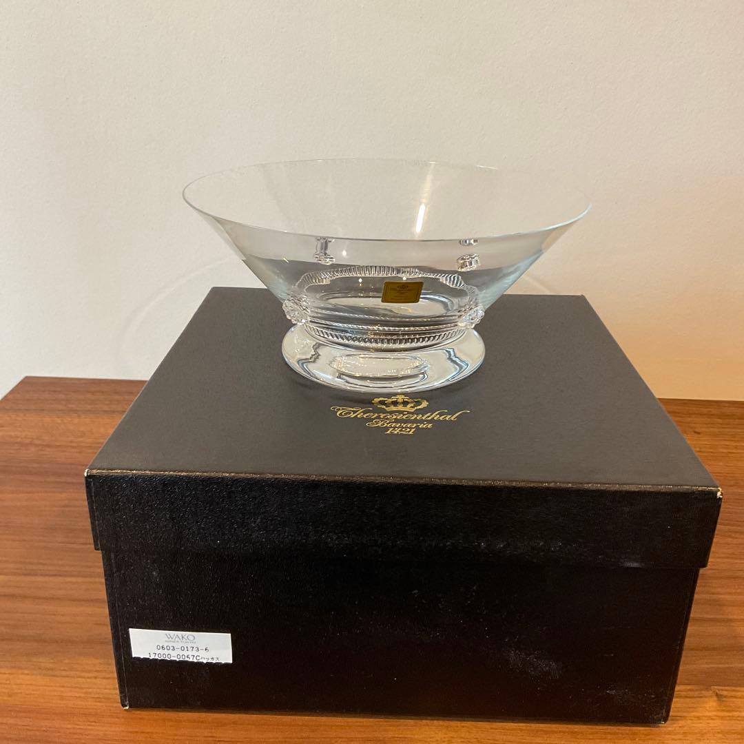 【テレジアンタール】ドイツ クリスタル ペアボウル バッカス未使用