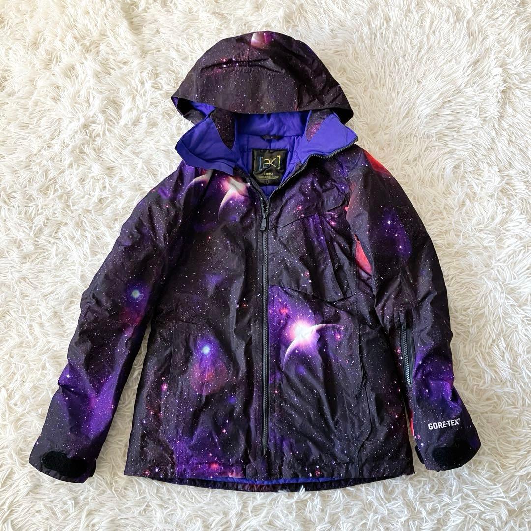 #2i✨ak burton✨ゴアテックス スノボウェア 宇宙柄 レディースXS