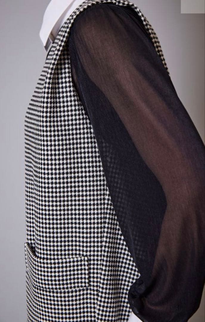 RITSUKO SHIRAHAMA 24冬コレクション 異素材ワンピ ほぼ未使用