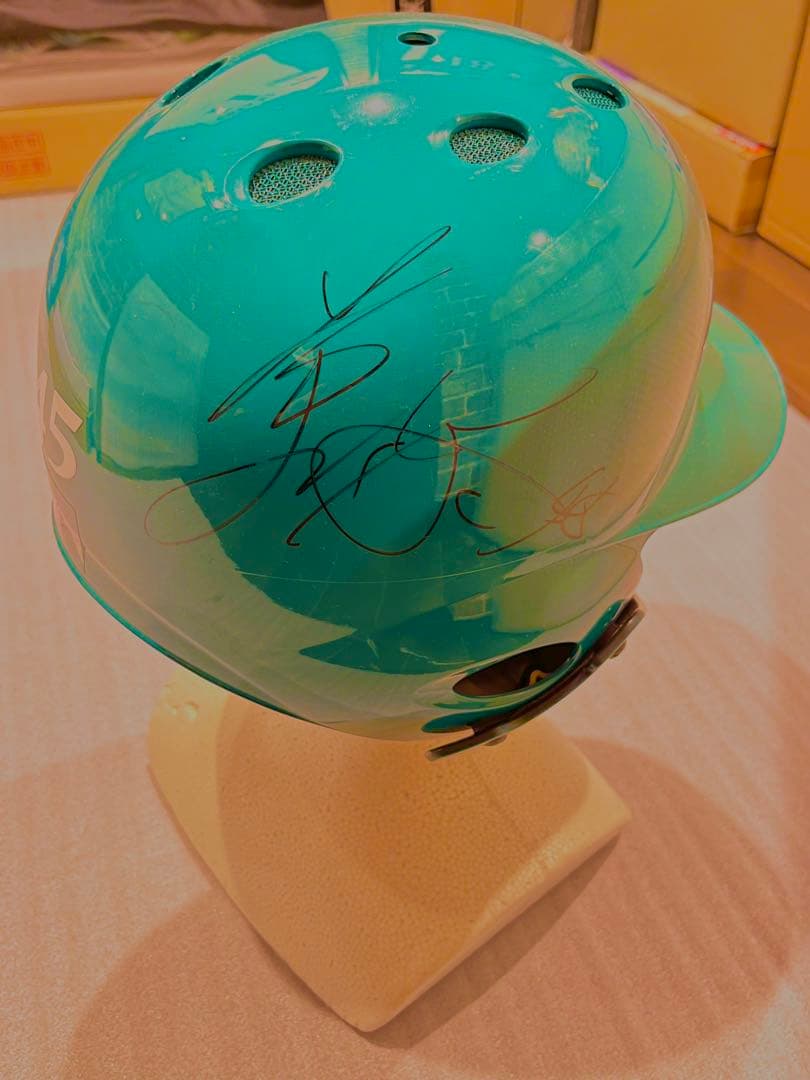 【証明あり】平沼選手 直筆サイン入り 実使用ヘルメット ファイターズ オリックス