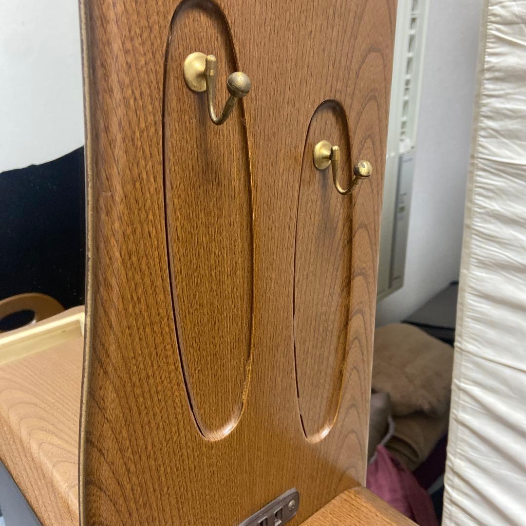 木製ドレッサー／鏡台、姿見　椅子付き