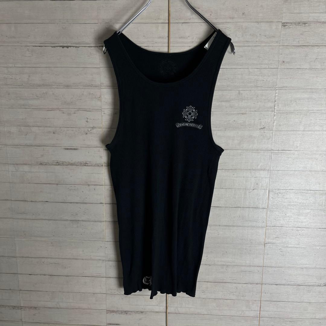 【最高デザイン】 クロムハーツ クロス ロゴ入り 希少サイズ XL タンクトップ