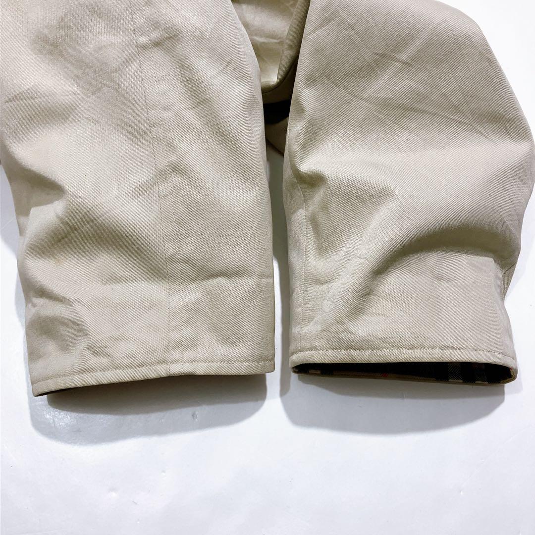 【逸品】バーバリーズ　ロングステンカラーコート　ライトベージュ　L相当