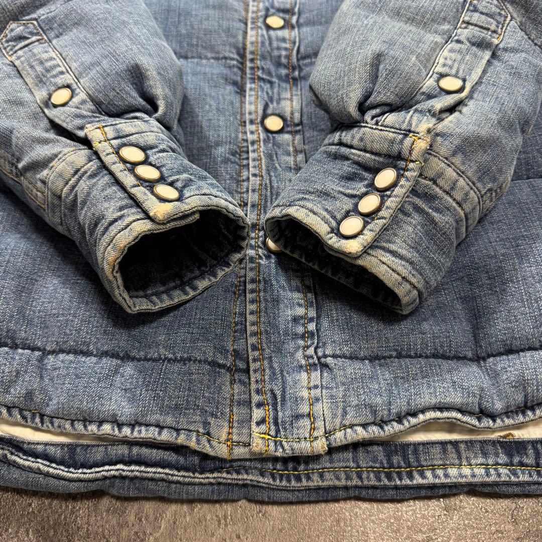 REMI RELIEF BeamsコラボデニムダウンシャツMレミレリーフビームス