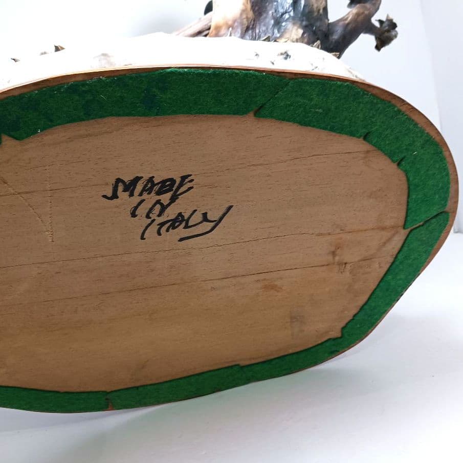 Y3332-1 イタリア カポディモンテ 陶器製 フィギュリン 人形　ten