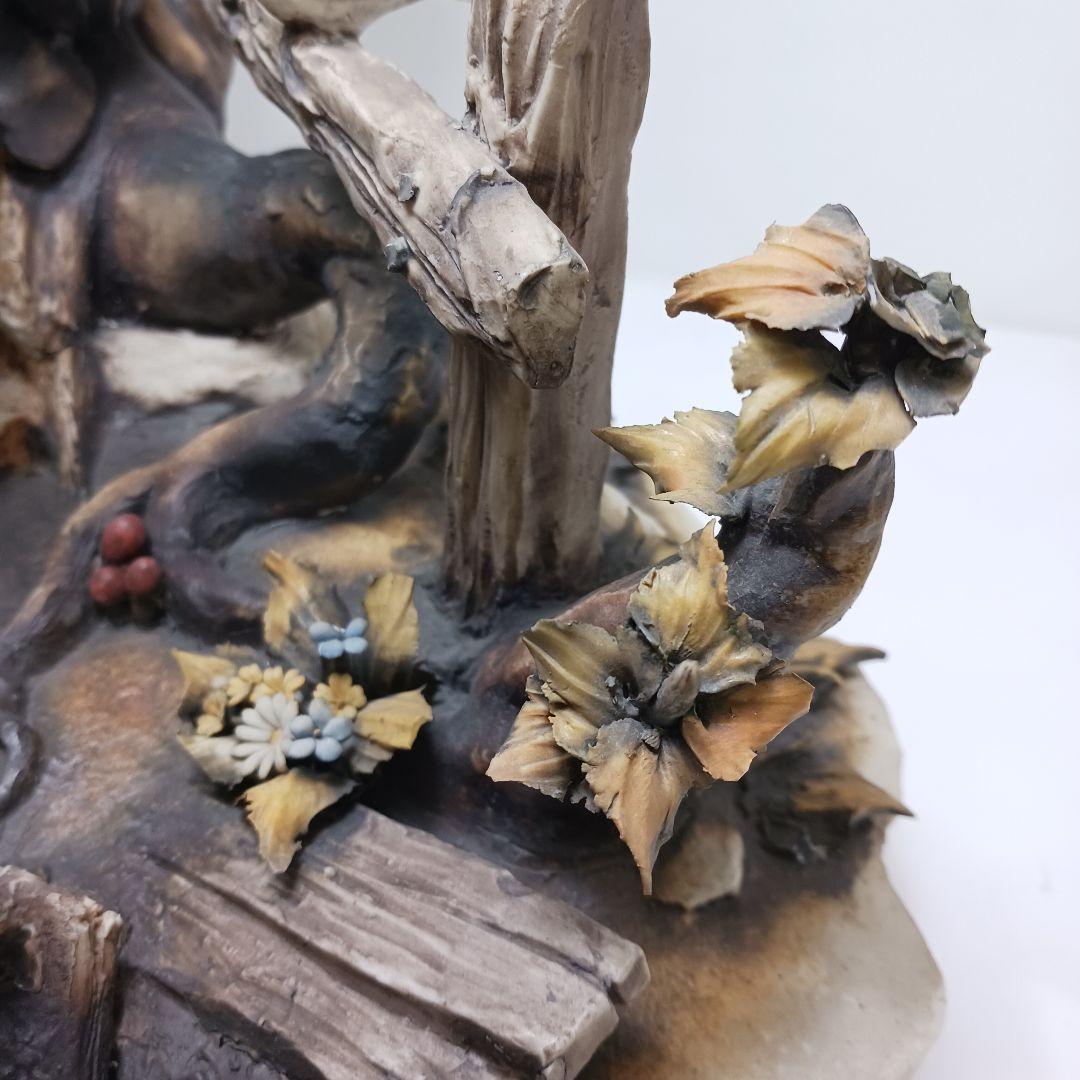 Y3332-1 イタリア カポディモンテ 陶器製 フィギュリン 人形　ten