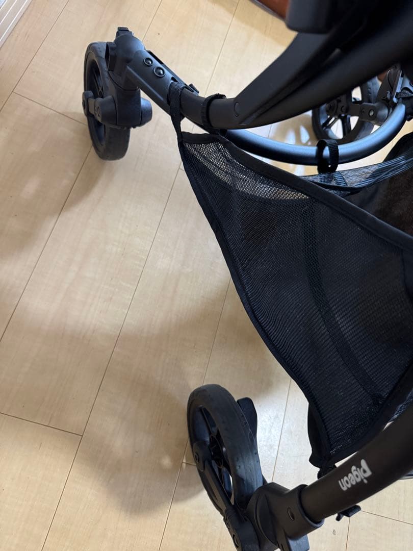 pigeon ランフィエアリー グレーベビーカー