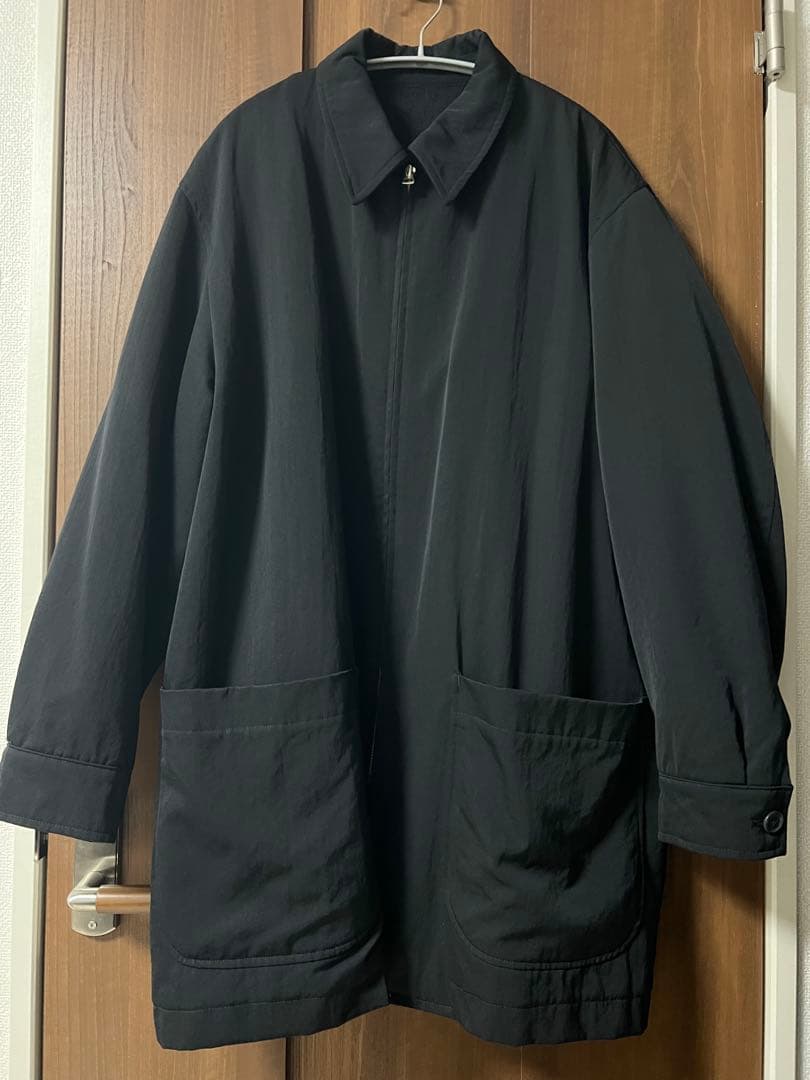 Y 's for men ブラック ステンカラーコート