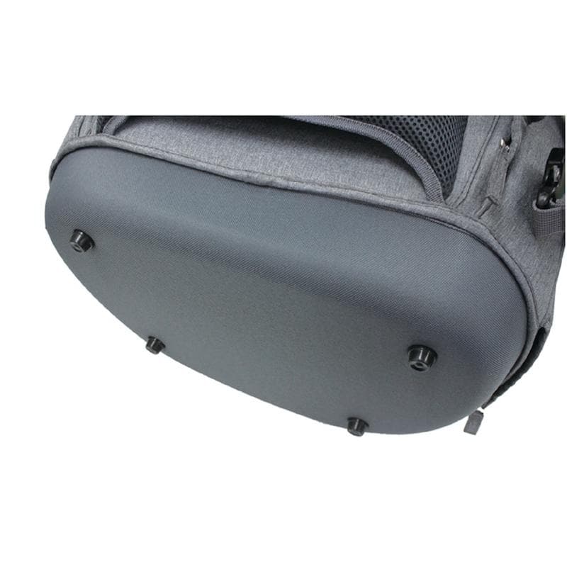 OPPO オッポ ロング ペット キャリーバッグ グレー 犬 猫 広め空間 灰色