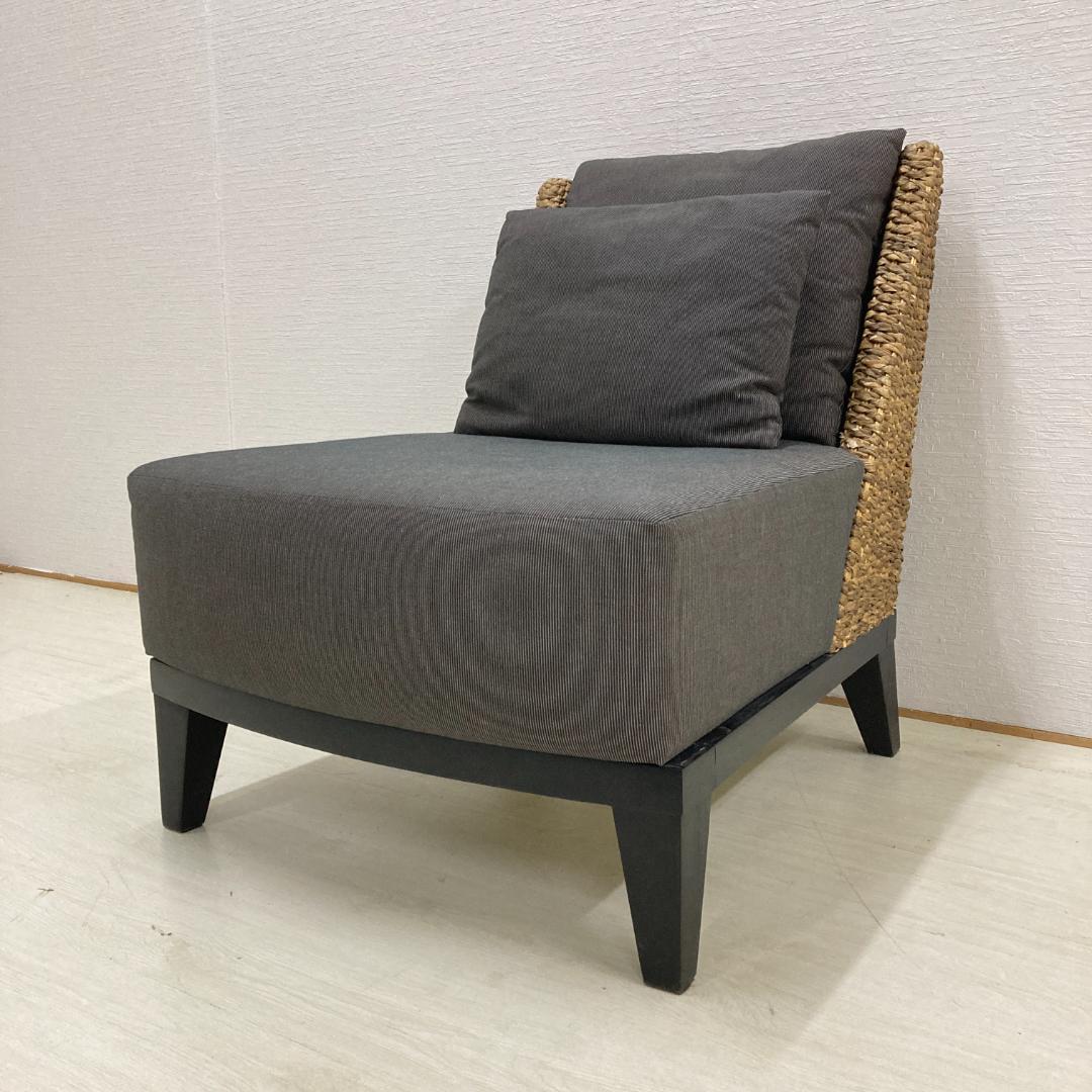 PERFORMAX　アジアン家具　ウォーターヒヤシンス　一人掛けソファ