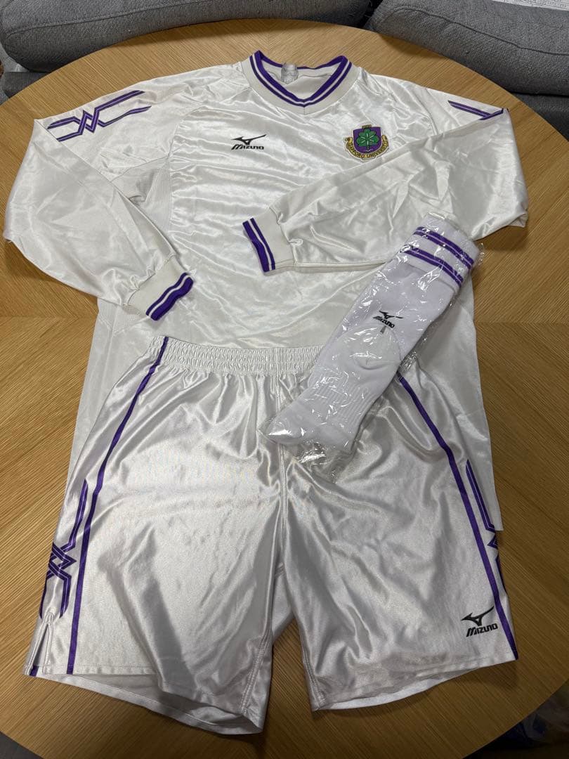 札幌大学サッカー部ユニフォーム　フルセット