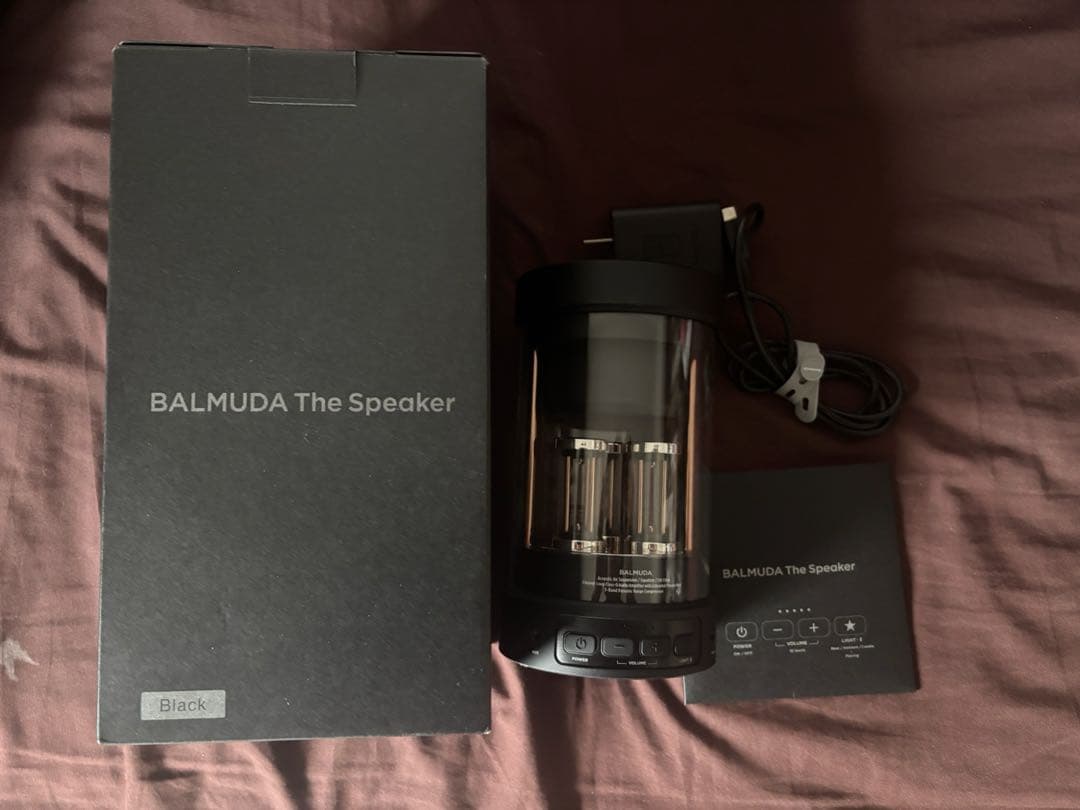 美品　バルミューダ スピーカー　BALMUDA The Speaker