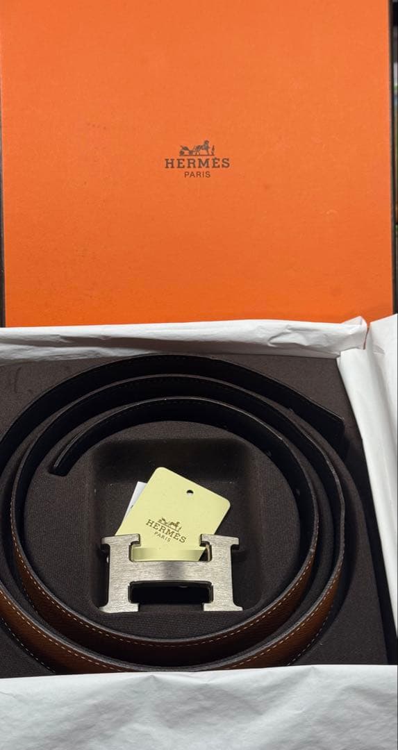 【ほぼ未使用】エルメス ベルト&バックルセット 90サイズ