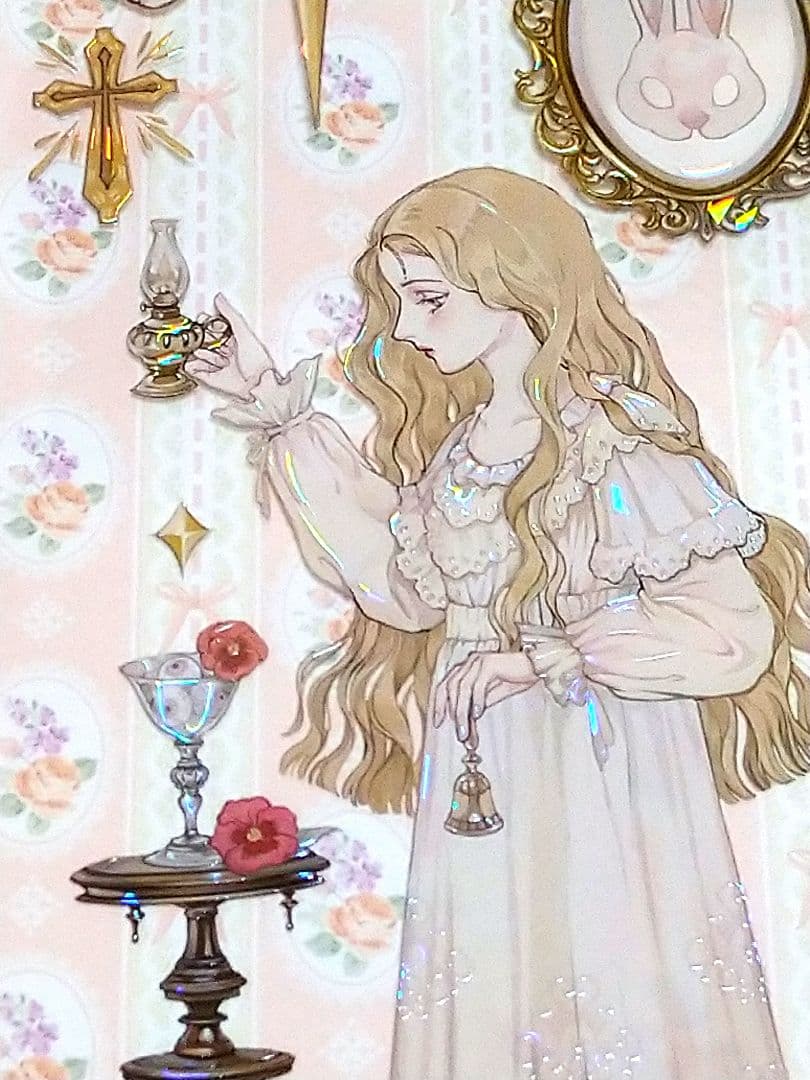 J1042＃邦尼(贝壳光)说出来愿望吧切り売り海外人物マステ女の子