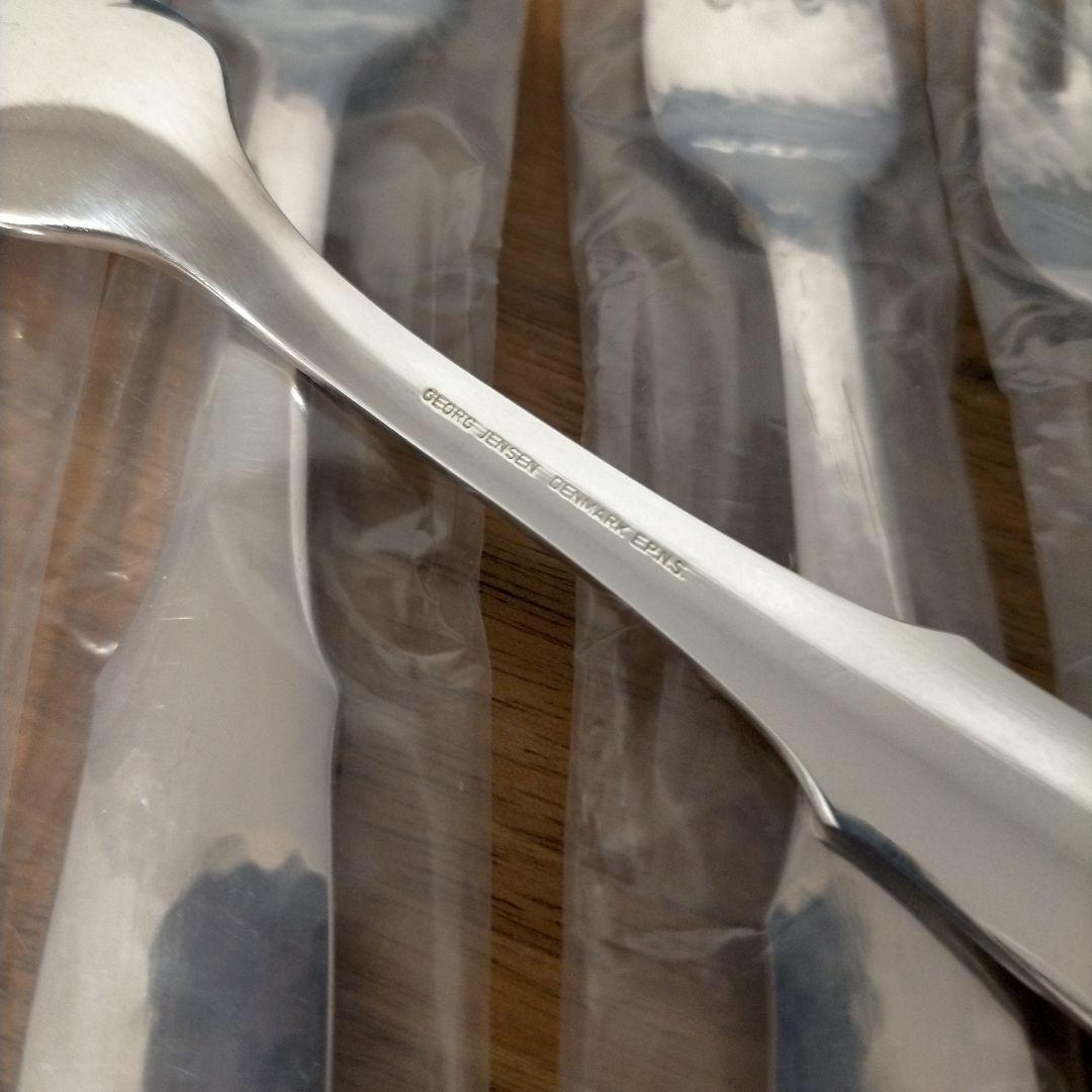 5本未開封 ジョージジェンセン フォーク 6本 カラトリー E.P.N.S刻印