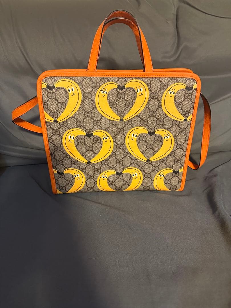 グッチ チルドレンズ GGスプリーム バナナ バッグ トート GUCCI
