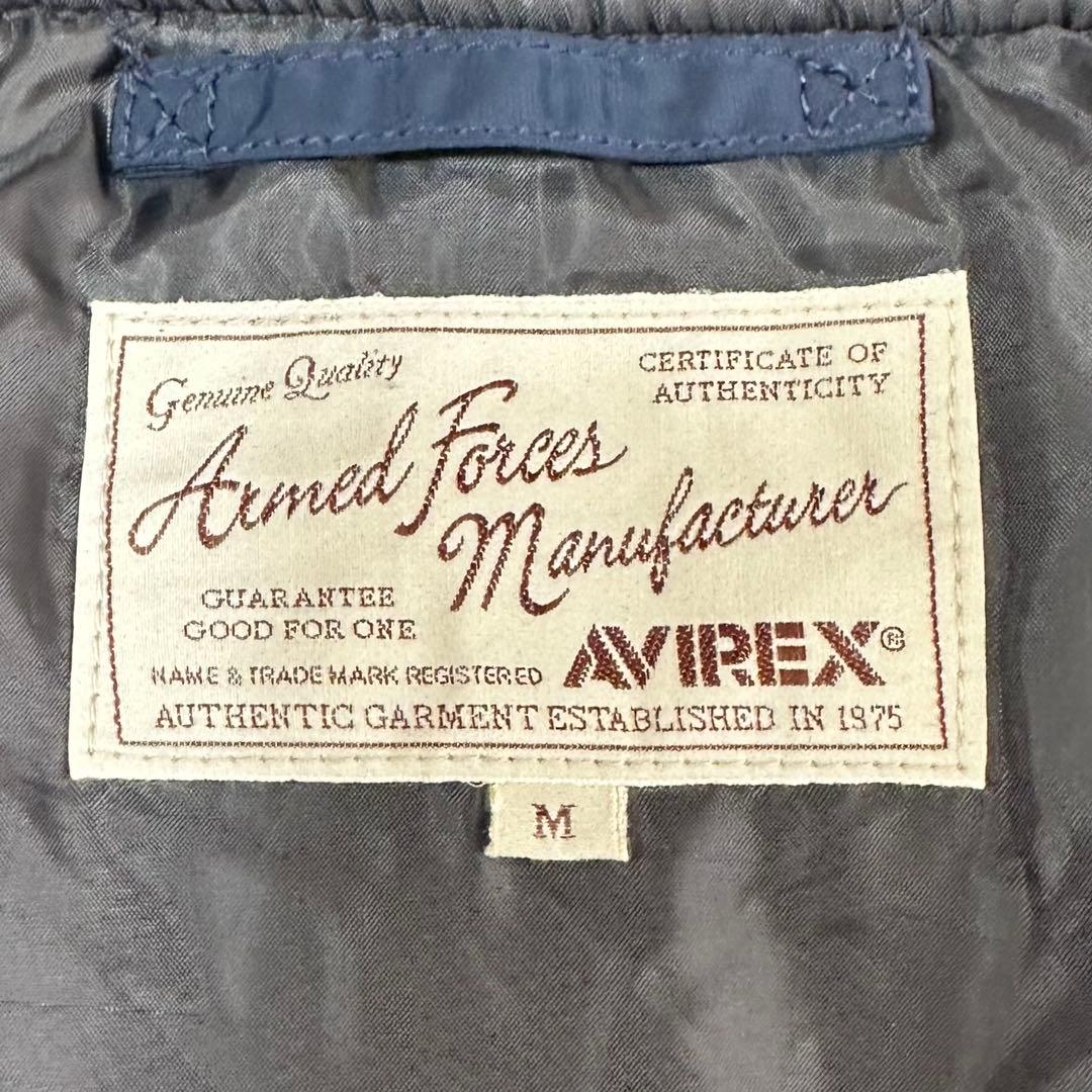 美品✨アヴィレックス USAF 70周年記念 MA-1 ネイビー ジャケット M