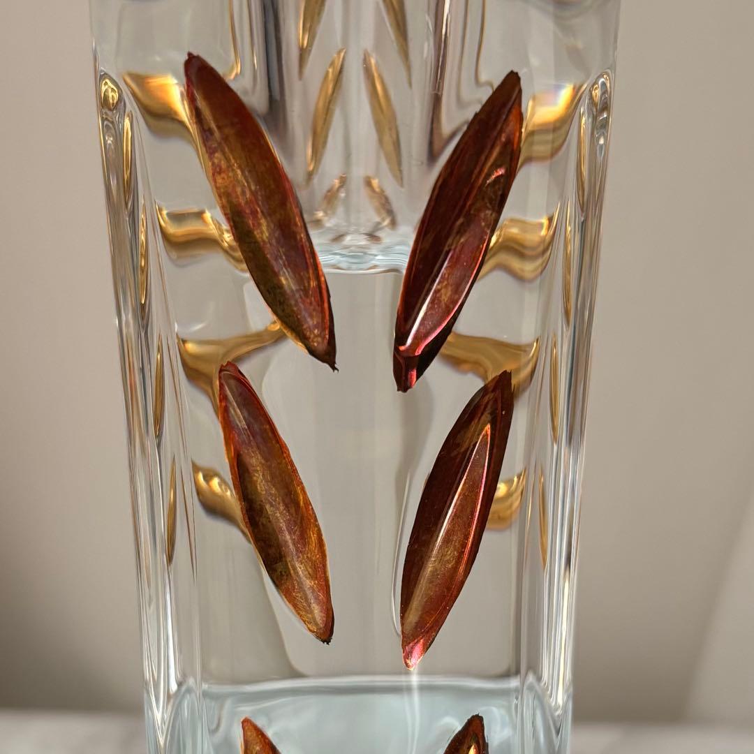 Baccarat バカラ　ファウナクリスト　花瓶　一輪挿し