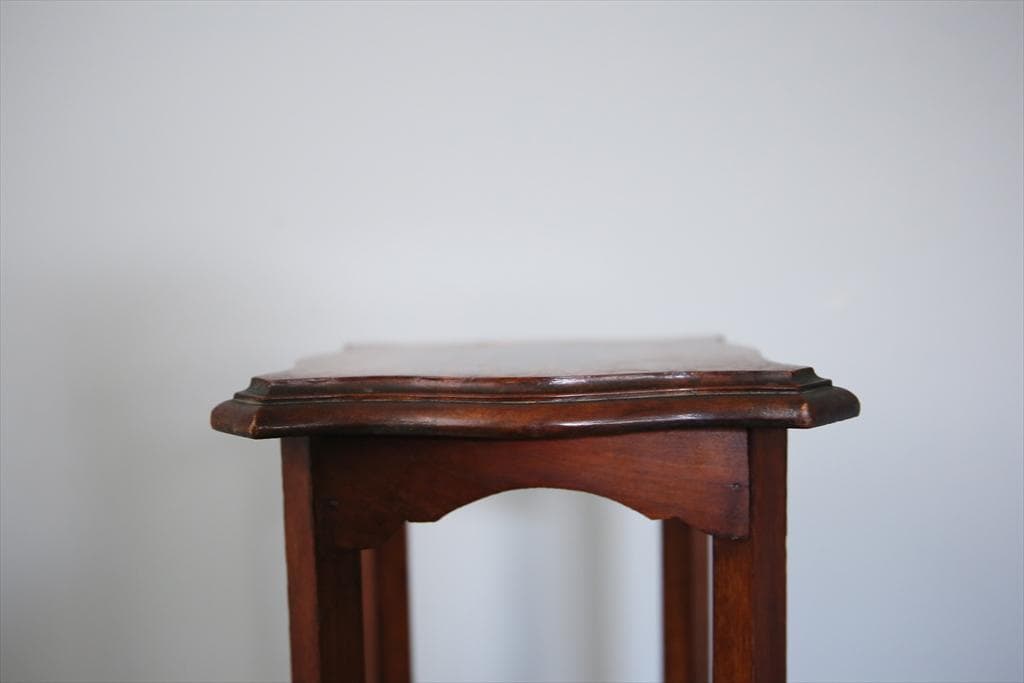 英国アンティーク木製フラワースタンド/花台/燭台/飾り棚テーブル(91-104)