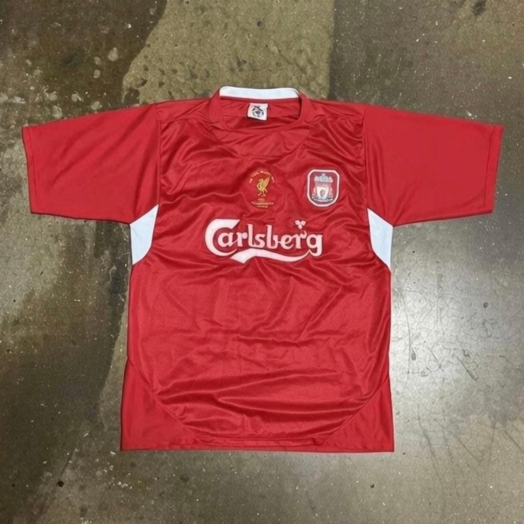 ジェラード　リバプール　ユニフォーム　レプリカ　00s 万国旗タグ　ゲームシャツ