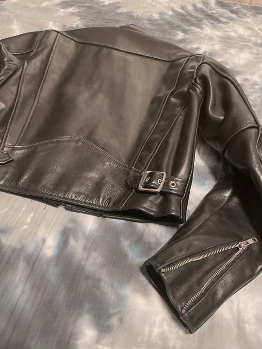 【ハーレーダビッドソン】シングルライダースジャケット 革ジャン　XS