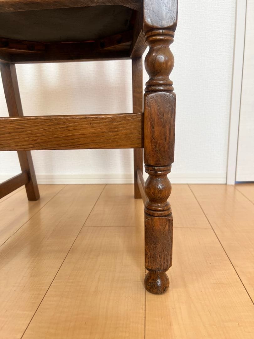 イギリス アンティーク 家具 ダイニング チェア オーク　椅子 英国