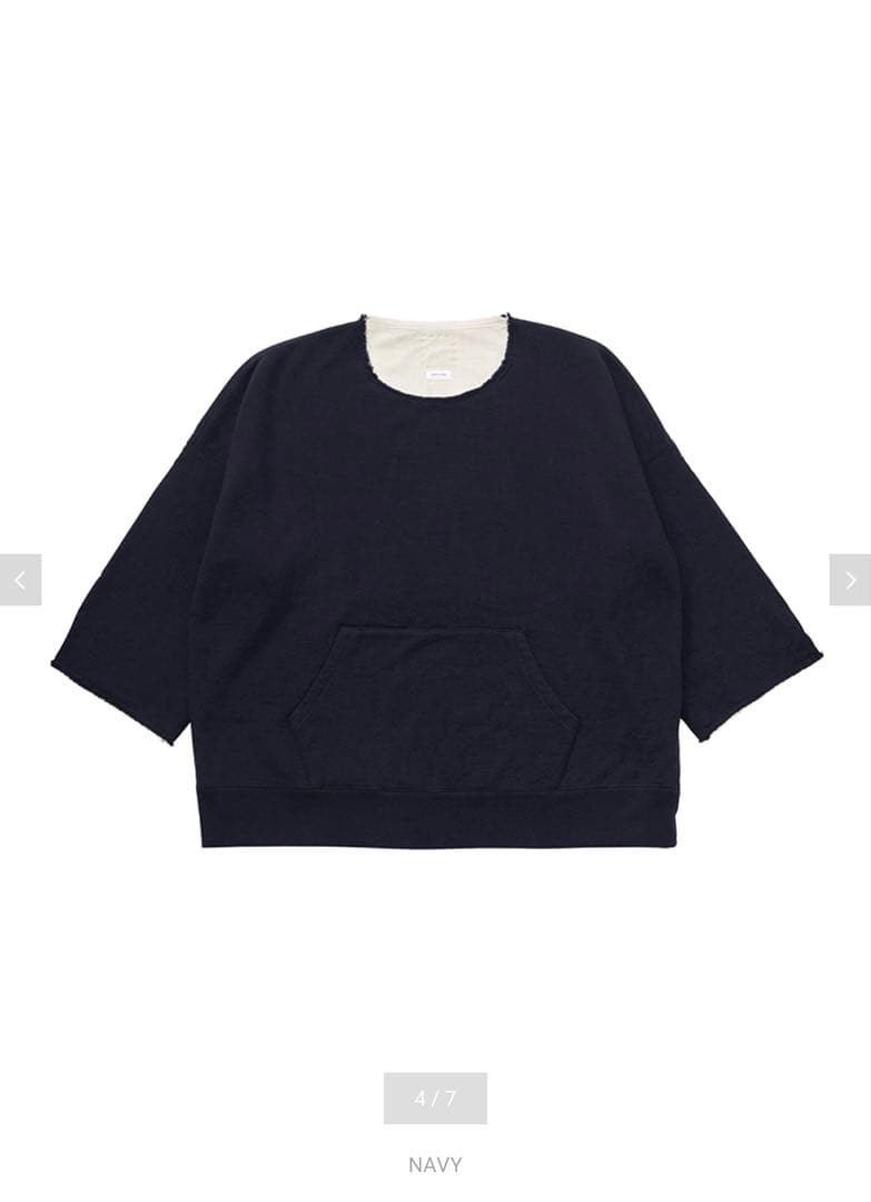 トップス visvim BURROW DUAL SWEAT (SUPERFINE)