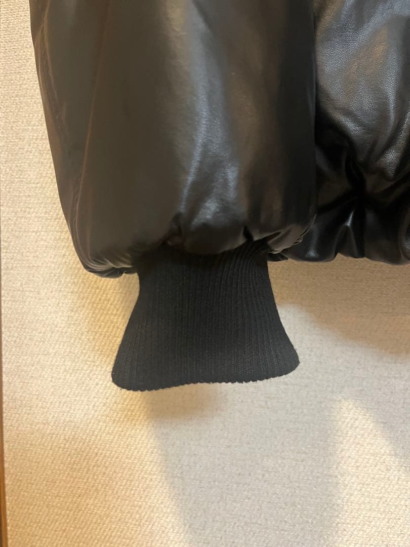 null. PUFFYエコレザーブルゾン