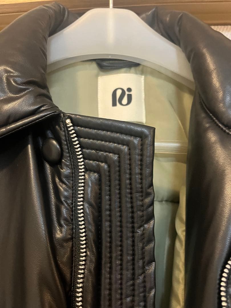 null. PUFFYエコレザーブルゾン