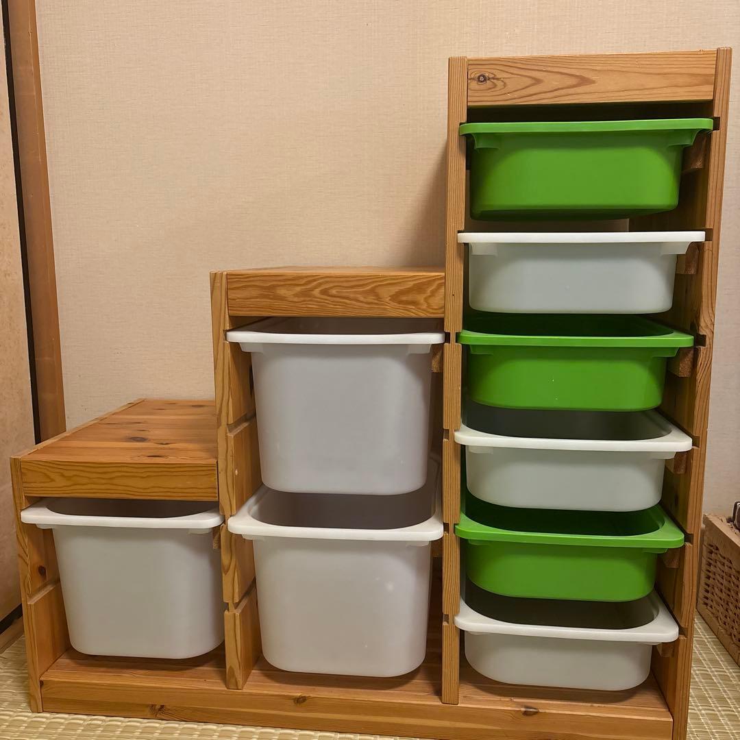 IKEA イケア　トロファスト　階段　ボックス　付き　①