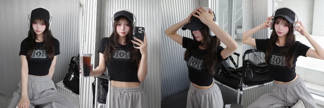 ダーリッチ darich シャイニーDDロゴコンパクトTシャツ ホワイト WHT