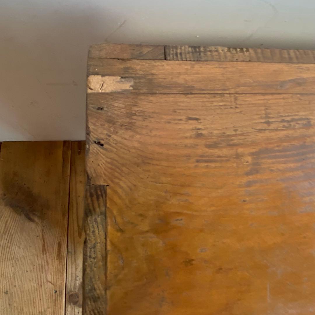 アンティーク パタパタ棚 無垢材 チェスト 古道具 y119