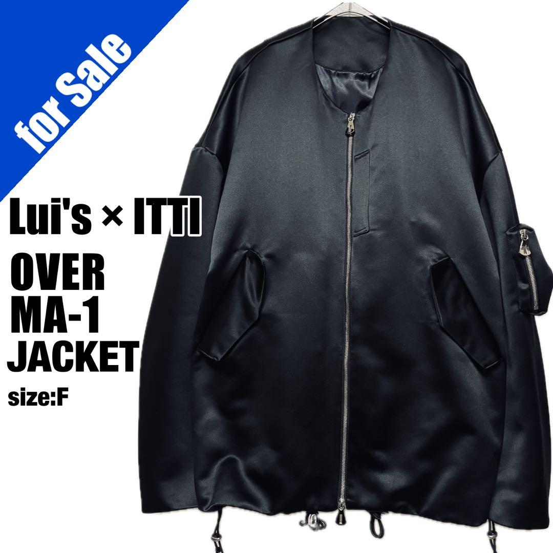 ITTI×Lui's MA-1 ブルゾン　オーバーサイズ　サテン　イッチ　ルイス