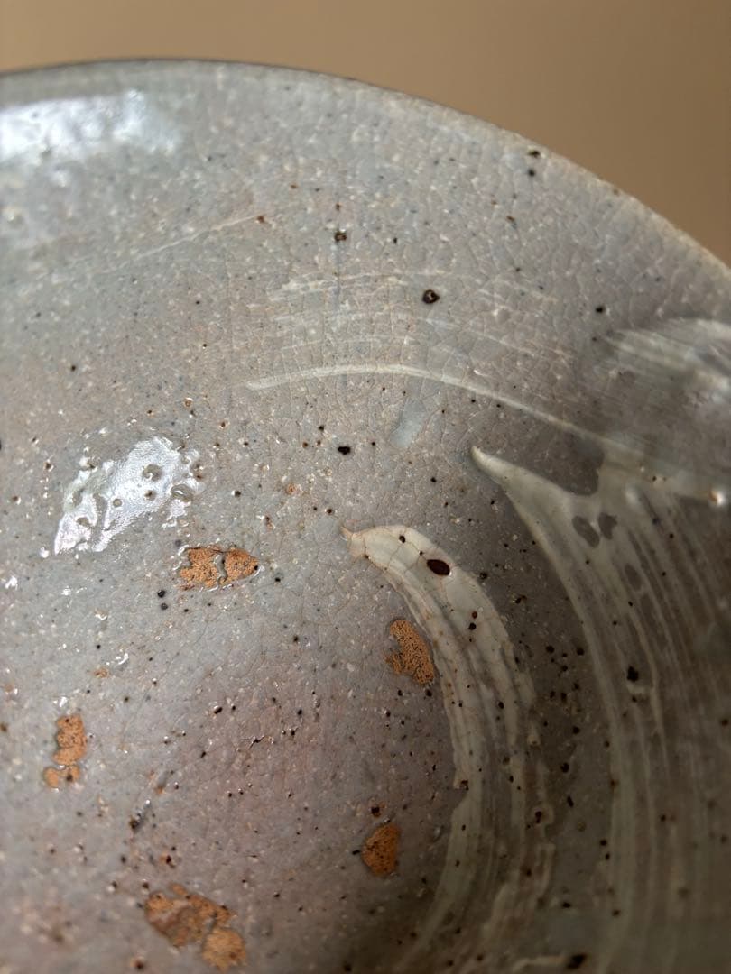 池順鐸作 韓国人間文化財 高麗陶窯 共箱・共布・栞付き 1客