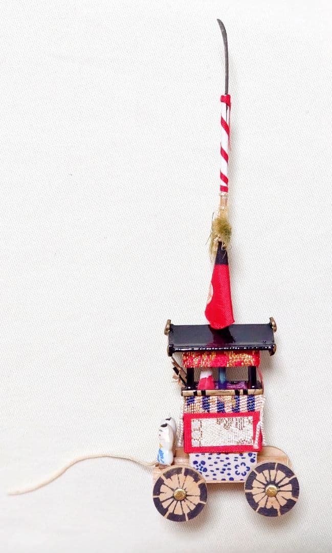 木製　京都　田中彌　京人形　祇園会山鉾　長刀　ミニチュア祭事山車　販売終了品