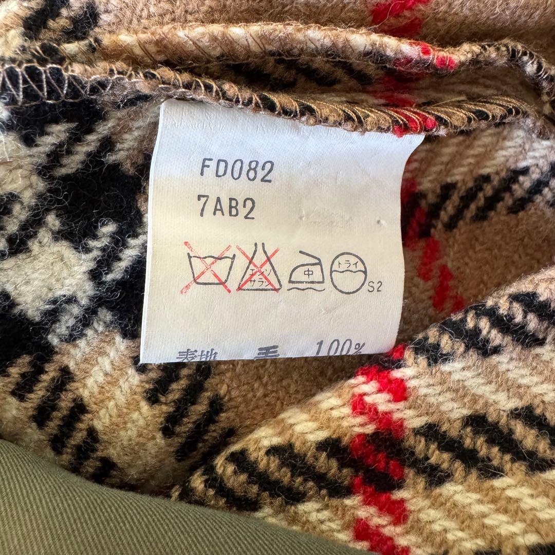 【美品】90s BURBERRY 白タグ ベルト ライナー付 トレンチコート