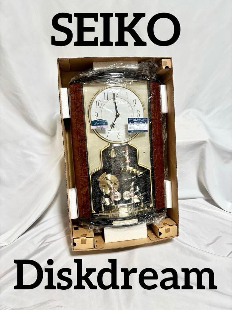 【動作確認済】SEIKO からくり掛時計 Diskdream RE532B