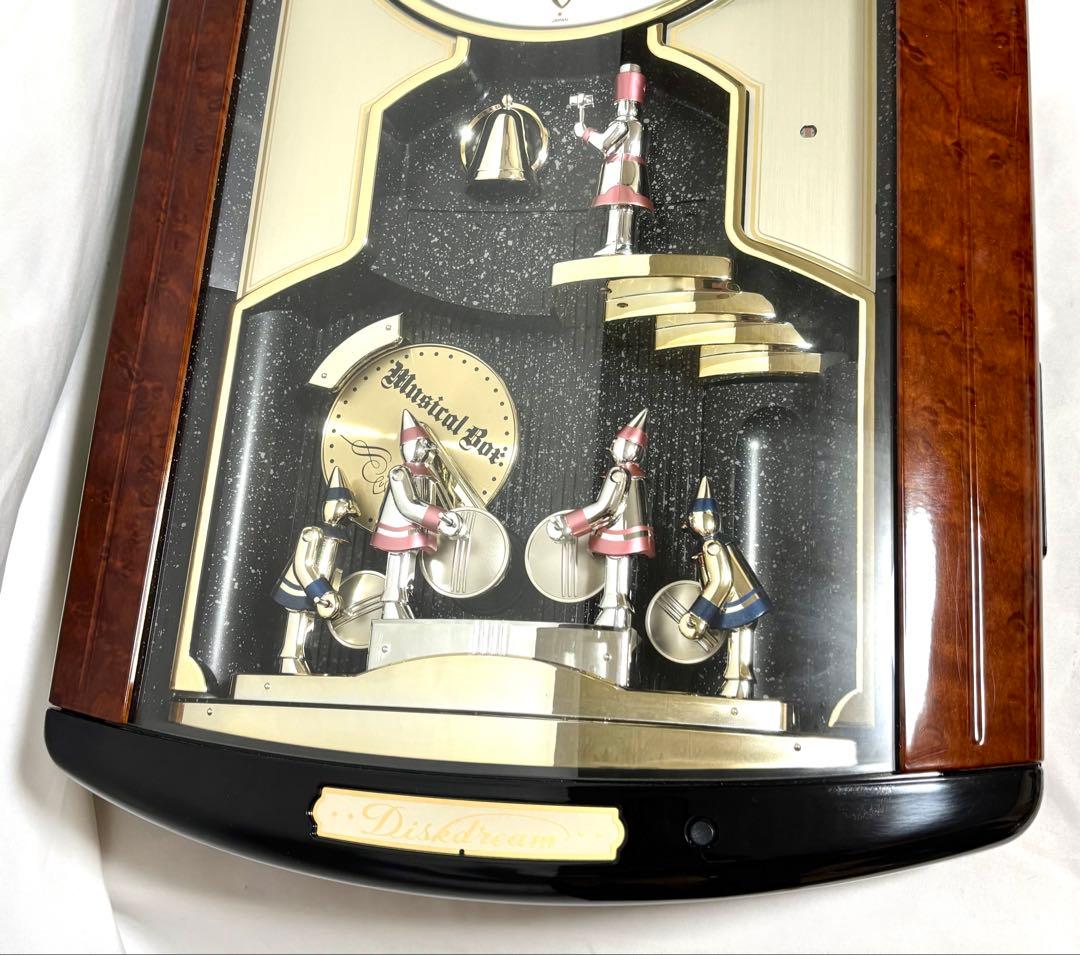 【動作確認済】SEIKO からくり掛時計 Diskdream RE532B