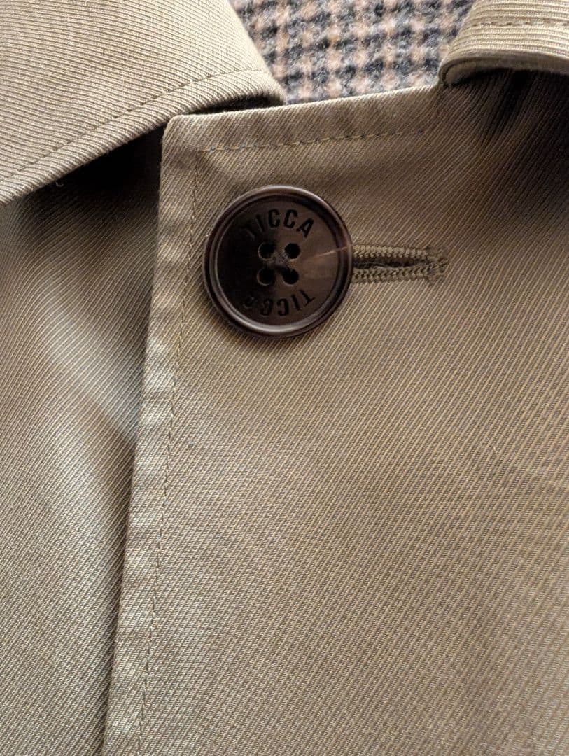 TICCA/ティッカ】 レイヤードライナーステンカラーコート カーキ