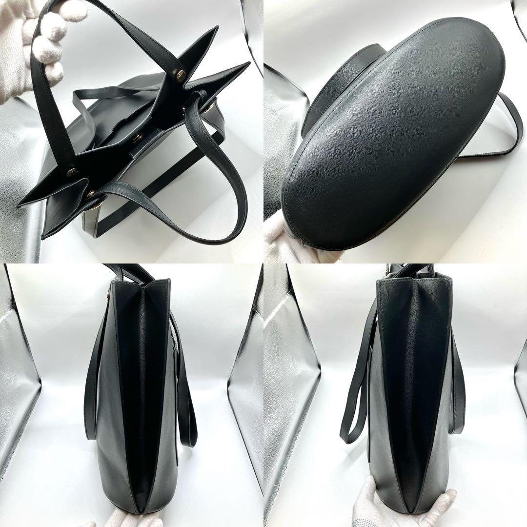【美品】FURLA フルラ ムーサS トートバッグ ハンドバッグ 黒 ポーチ付