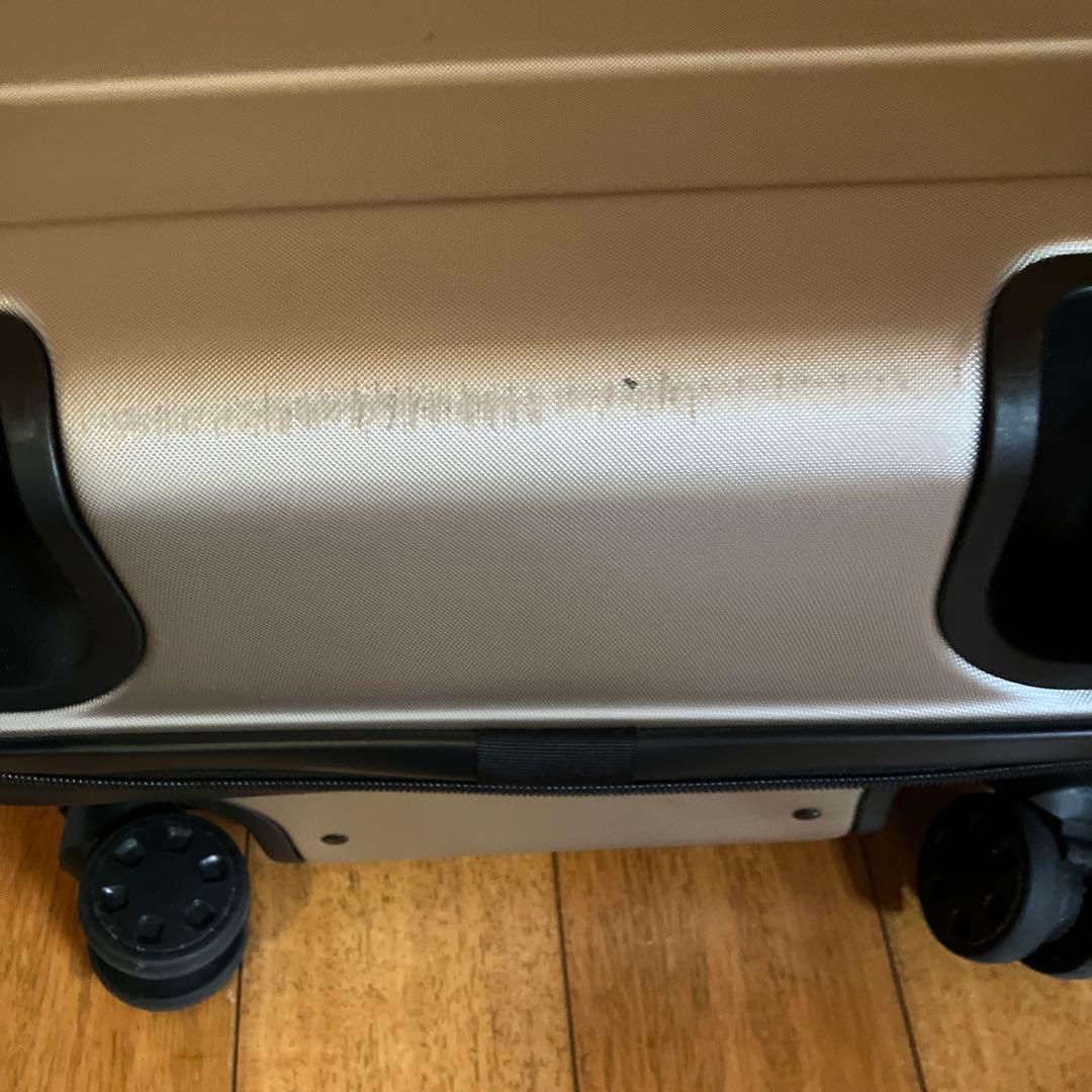 無印良品　キャリーバーの高さを自由に調節できるストッパー付きハードキャリー　美品