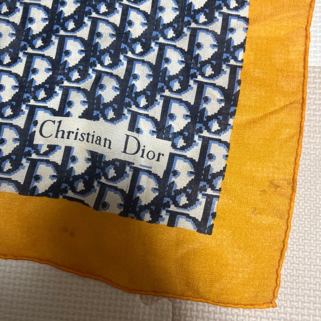 Christian Dior クリスチャンディオール トロッター柄 スカーフ