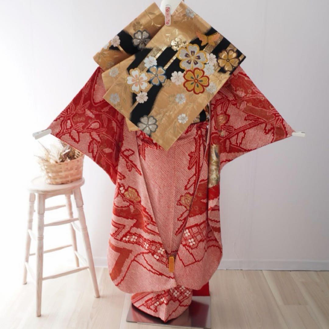 振袖　フルセット　5点セット381F すべて正絹
